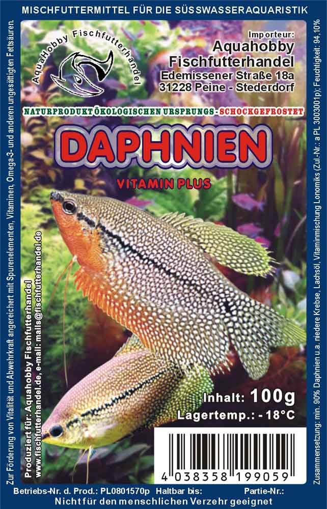 Daphnien 100g