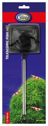 Aquarium-Fischernetz 7,5 cm (3 Zoll) – teleskopierbar von 15 bis 45 cm