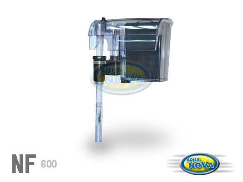 Aqua Nova NF-600 Hängefilter – Außenfilter 450 l/h | Kompakter Hang-On Filter