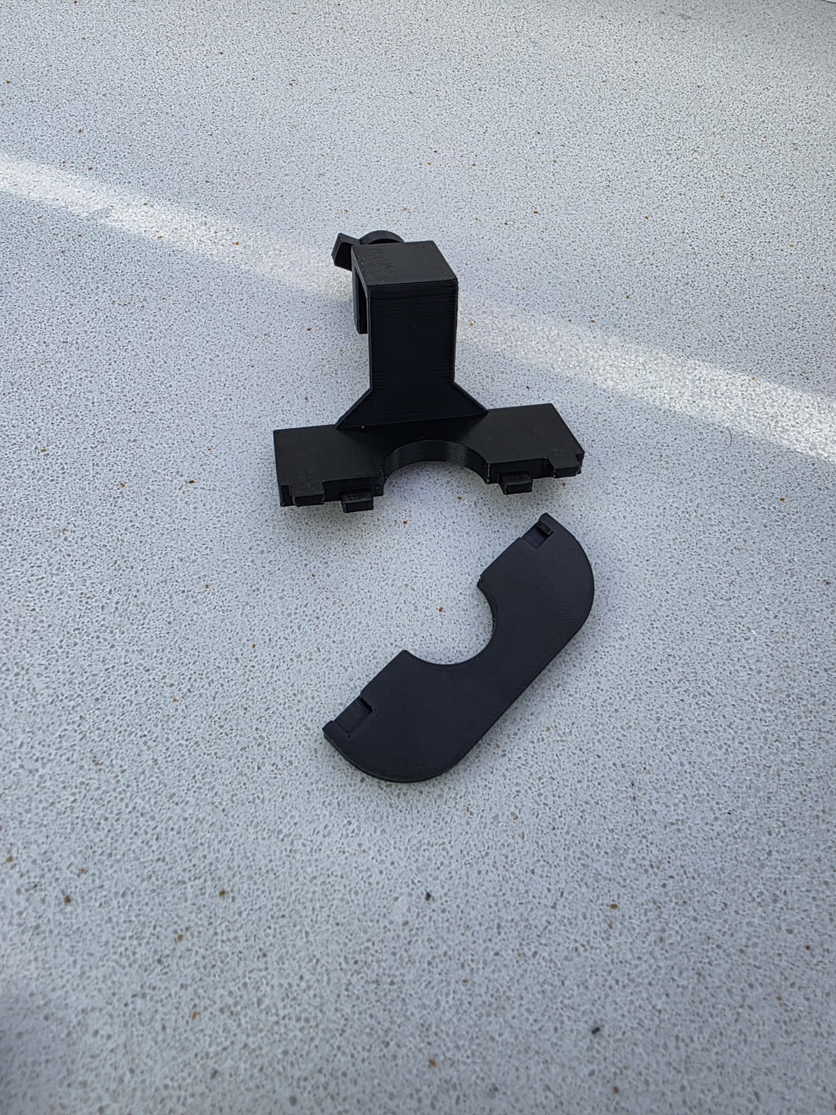 Kiemen Kumpel® Aquarien-Pflanzenhalter mit Klicksystem einfach/ Schwarz