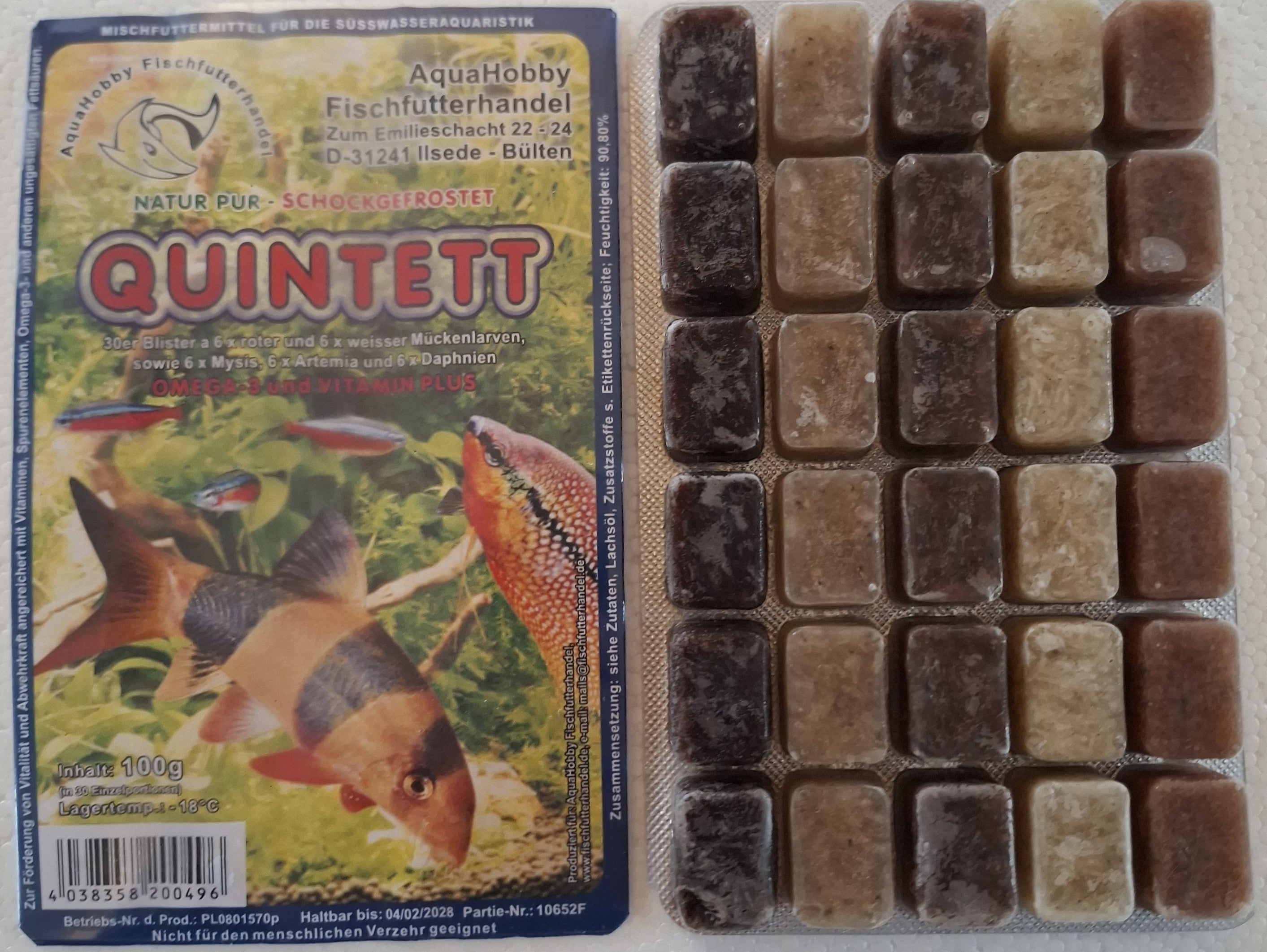 Frostfutter Quintett Tropical 100g